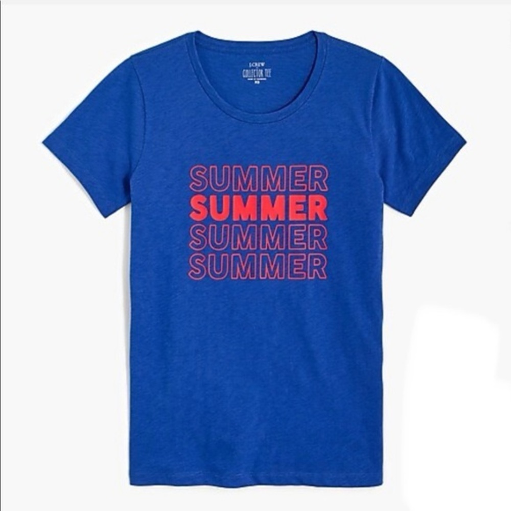 J. Crew Summer Graphic Collector’s Tee - Size S EUC